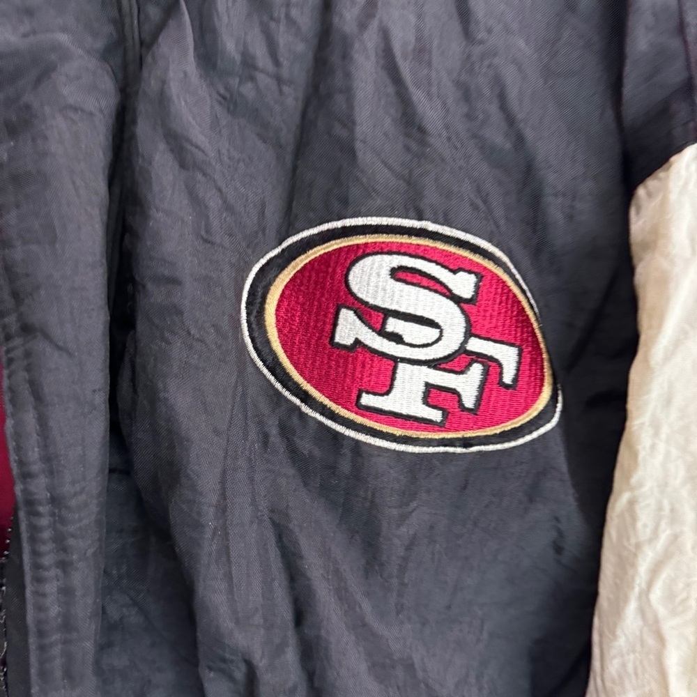Pro Line Reebok San Francisco 49ers Jacket Size XL Vintage - Picture 7 of 14